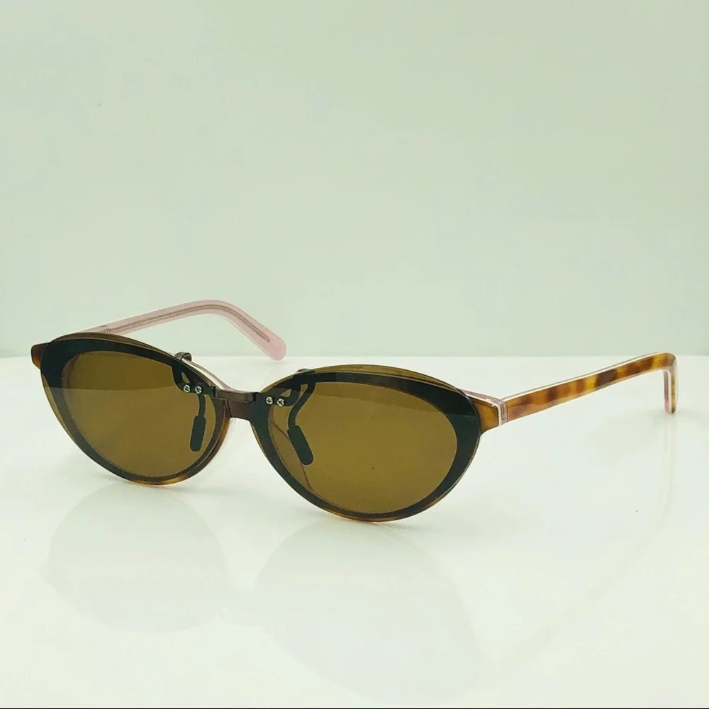 Zenni Tortoise Cat-Eye Glasses/Sunglasses w/clip